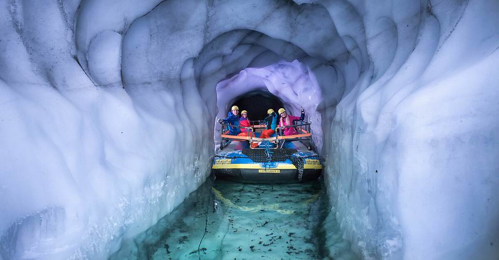 Hintertuxer Gletscher Natur Eis Palast Tirol