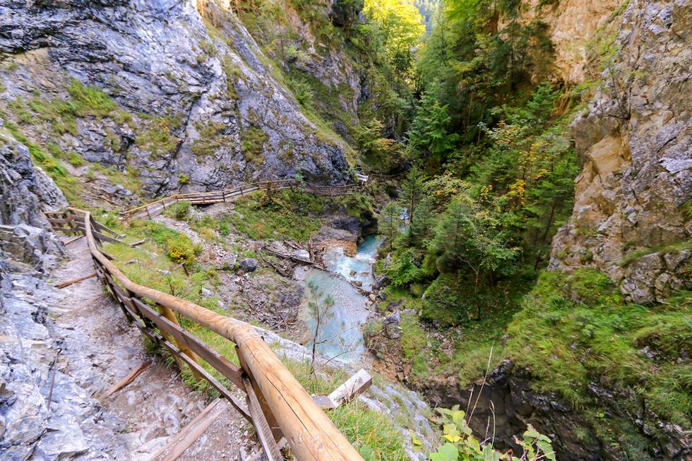 Wolfsklamm szurdok Tirol